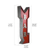 Bar Arrow LED Marquee Sign Off the Wall Decor